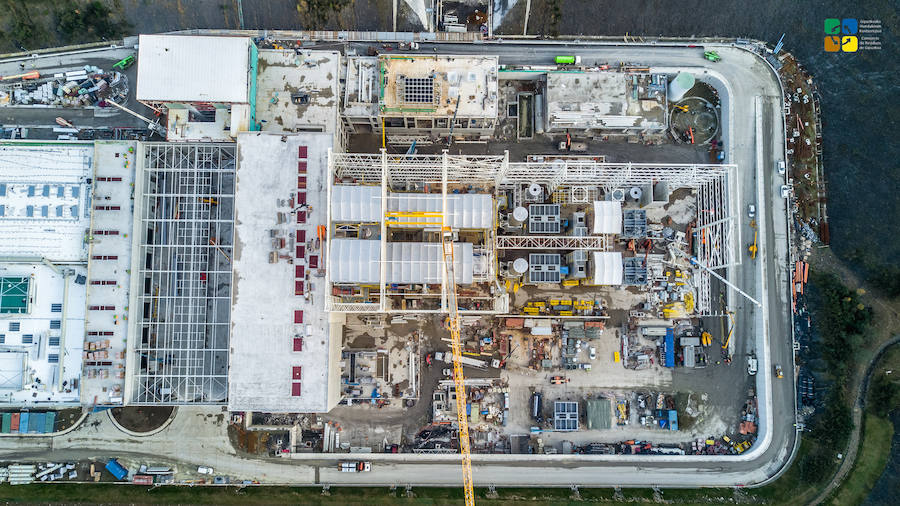 Avanzan las obras de la primera fase del Complejo Medio Ambiental de Gipuzkoa.