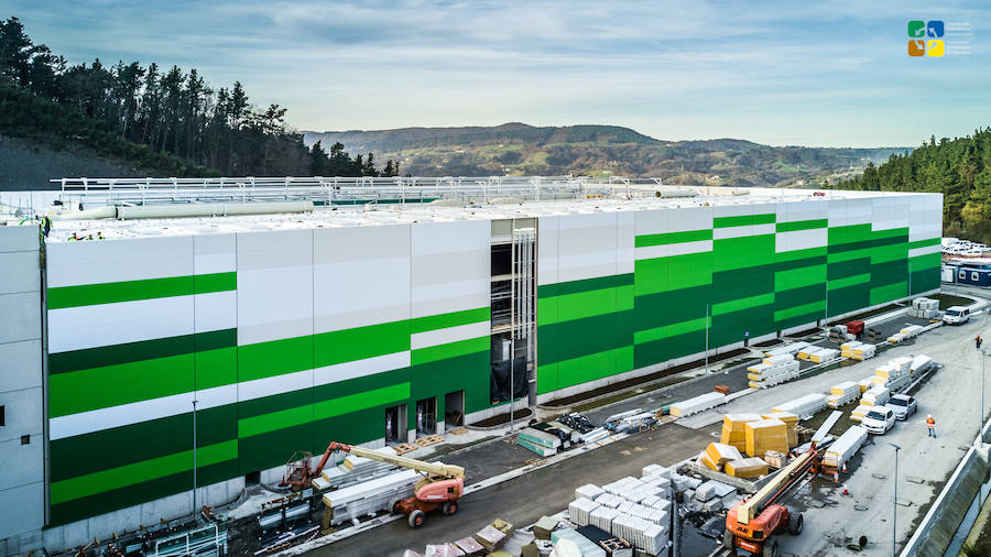 Avanzan las obras de la primera fase del Complejo Medio Ambiental de Gipuzkoa.