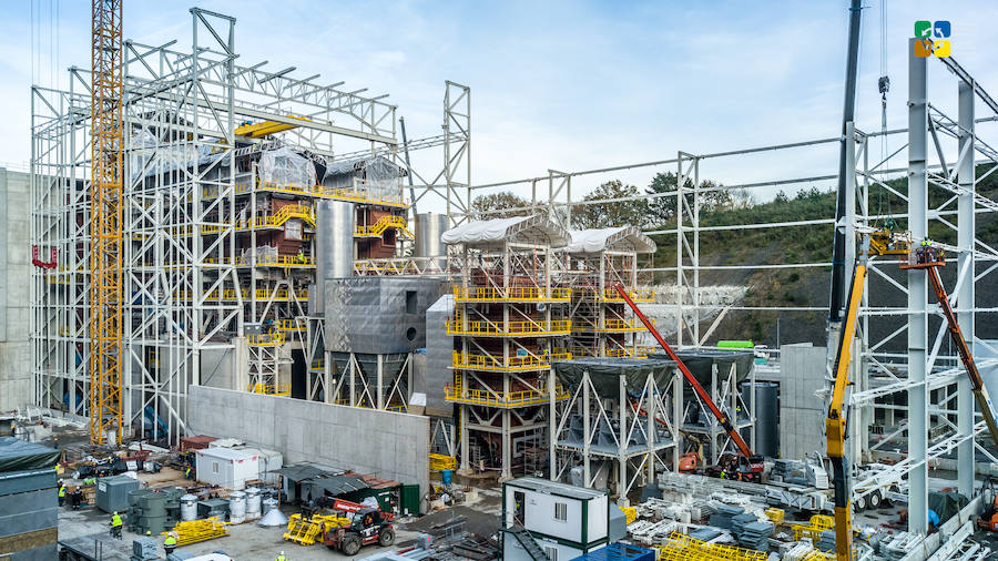 Avanzan las obras de la primera fase del Complejo Medio Ambiental de Gipuzkoa.