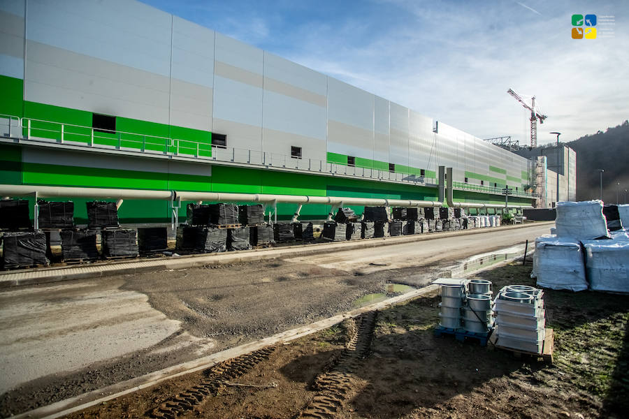 Avanzan las obras de la primera fase del Complejo Medio Ambiental de Gipuzkoa.