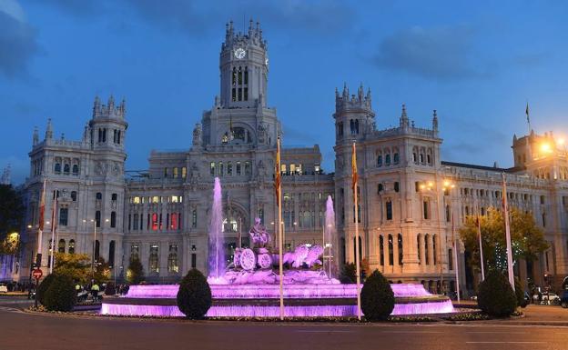 Plaza de Cibeles en Madrid.