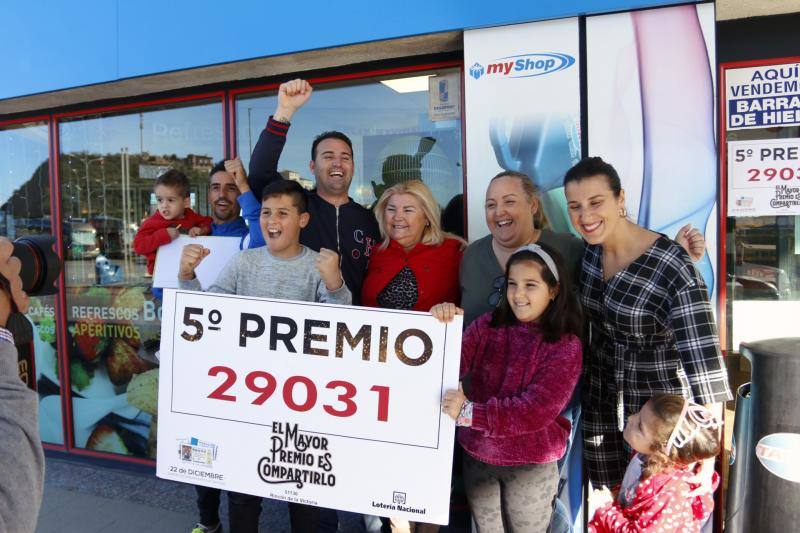 Un quinto del Sorteo de Navidad 2018 ha tocado en una gasolinera del Rincón de la Victoria (Málaga) 22 diciembre 2018.