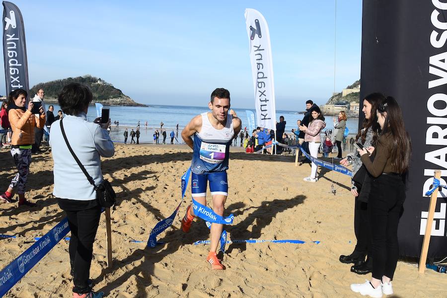 Victorias para Imanol González y Yolanda Olaberrieta en la 38ª edición bajo unas condicione inmejorables para la práctica del running se registró una alta participación