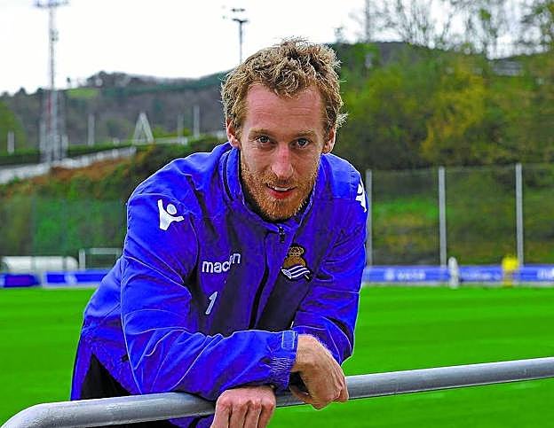 David Zurutuza, en Zubieta.