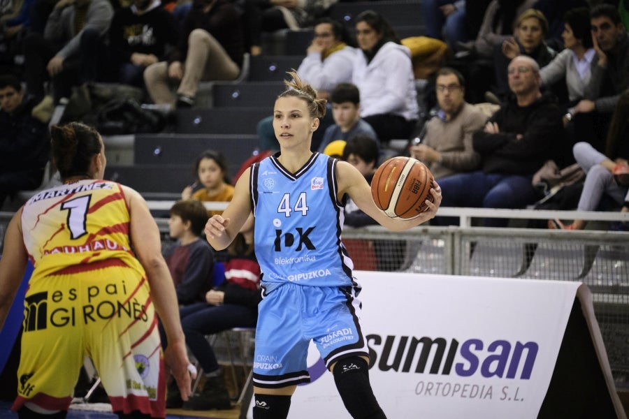 IDK Gipuzkoa ha perdido esta tarde en el Gasca 60-74 ante el líder de la Liga Día el Girona.