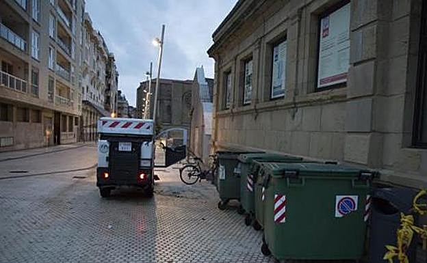 Lugar en el que fue hallado el bebé