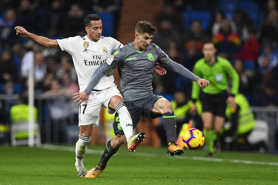 Gran ambiente en el Santiago Bernabéu donde se enfrenta la Real Sociedad de Imanol Alguacil al Madrid de Solari.