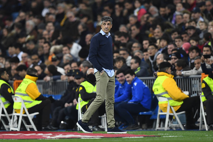 Gran ambiente en el Santiago Bernabéu donde se enfrenta la Real Sociedad de Imanol Alguacil al Madrid de Solari.