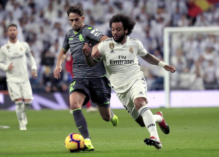 Gran ambiente en el Santiago Bernabéu donde se enfrenta la Real Sociedad de Imanol Alguacil al Madrid de Solari.
