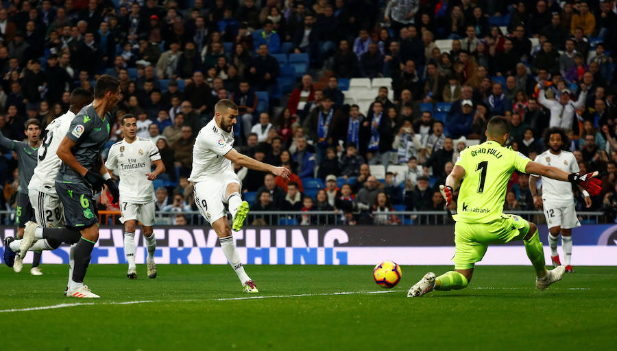 Gran ambiente en el Santiago Bernabéu donde se enfrenta la Real Sociedad de Imanol Alguacil al Madrid de Solari.