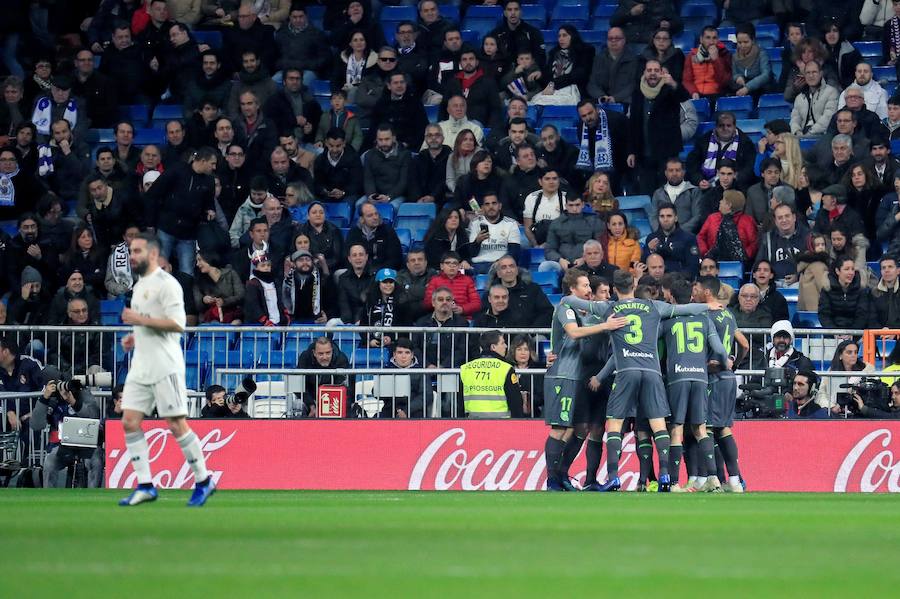 Gran ambiente en el Santiago Bernabéu donde se enfrenta la Real Sociedad de Imanol Alguacil al Madrid de Solari.