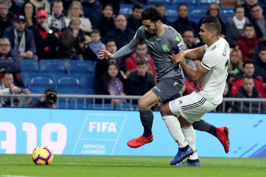 Gran ambiente en el Santiago Bernabéu donde se enfrenta la Real Sociedad de Imanol Alguacil al Madrid de Solari.