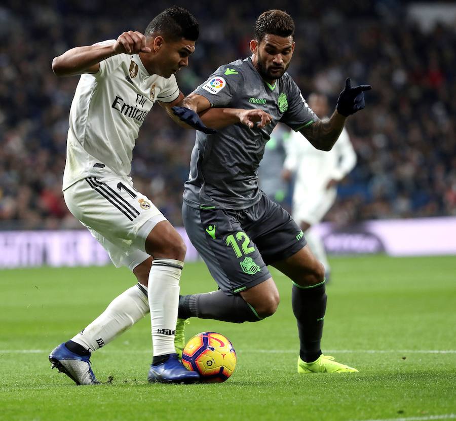 Gran ambiente en el Santiago Bernabéu donde se enfrenta la Real Sociedad de Imanol Alguacil al Madrid de Solari.