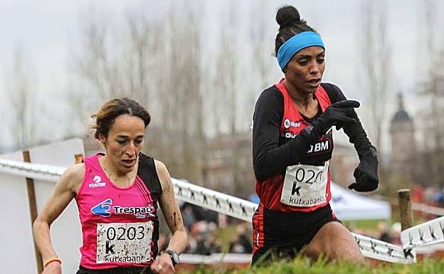 Trihas Gebre en la prueba del año pasado. 