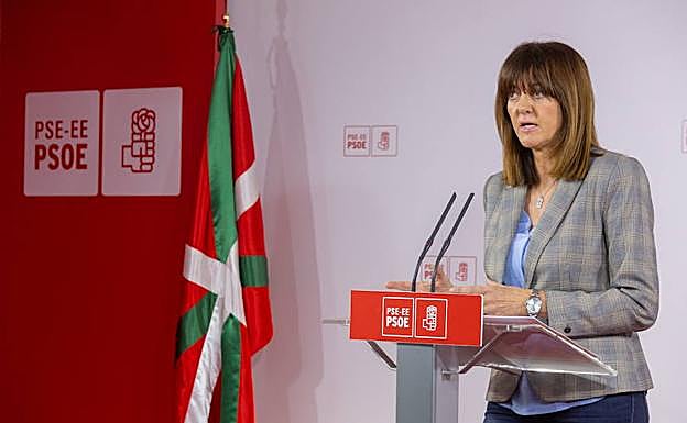 Idoia Mendia, secretaria general del PSE-EE. 