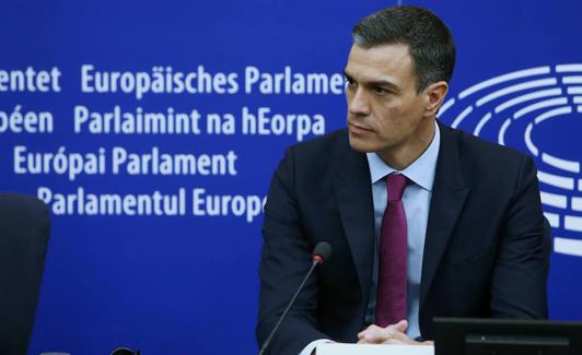 Intervención del Pedro Sánchez en el Pleno del Parlamento Europeo. 