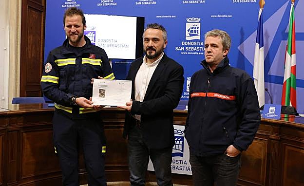 Presentación del nuevo protocolo en el Ayuntamiento de San Sebastián. 