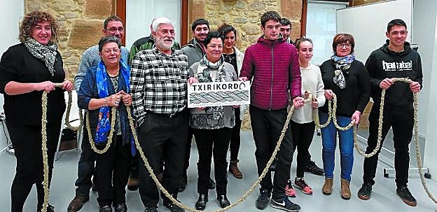 Potxoenean aurkeztu zuten proiektua. 