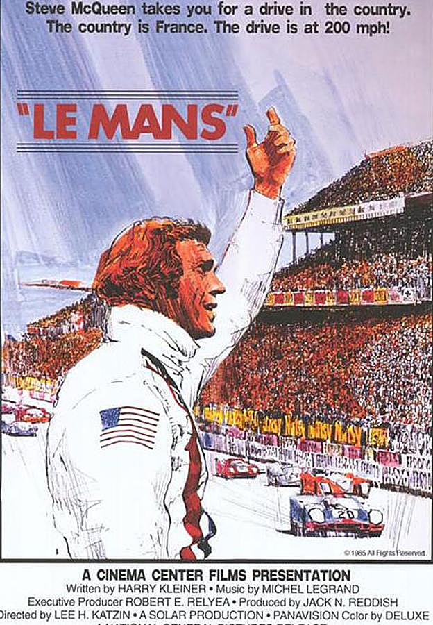 Cartel de la película 'Las 24 Horas de Le Mans'.