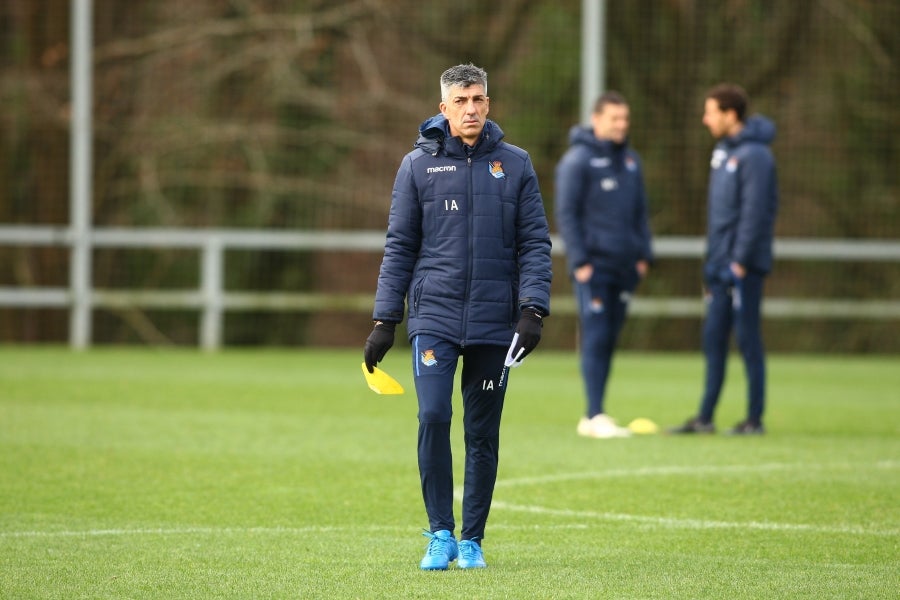 La Real Sociedad ha completado esta sábado la última sesión preparatoria antes de recibir al Huesca este domingo en Anoeta. 