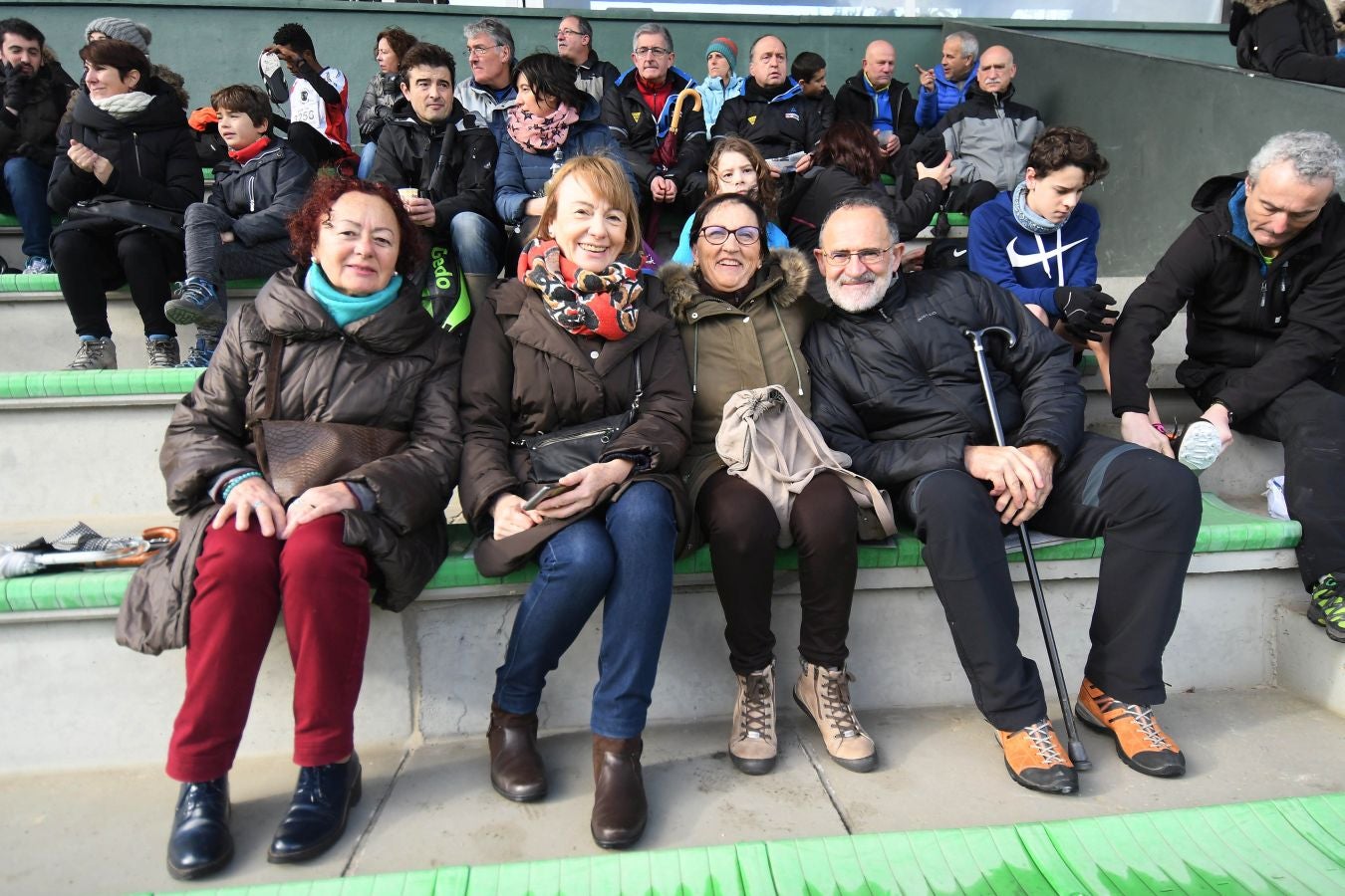 Fotos: El público del cross de San Sebastián desafía al viento y la lluvia