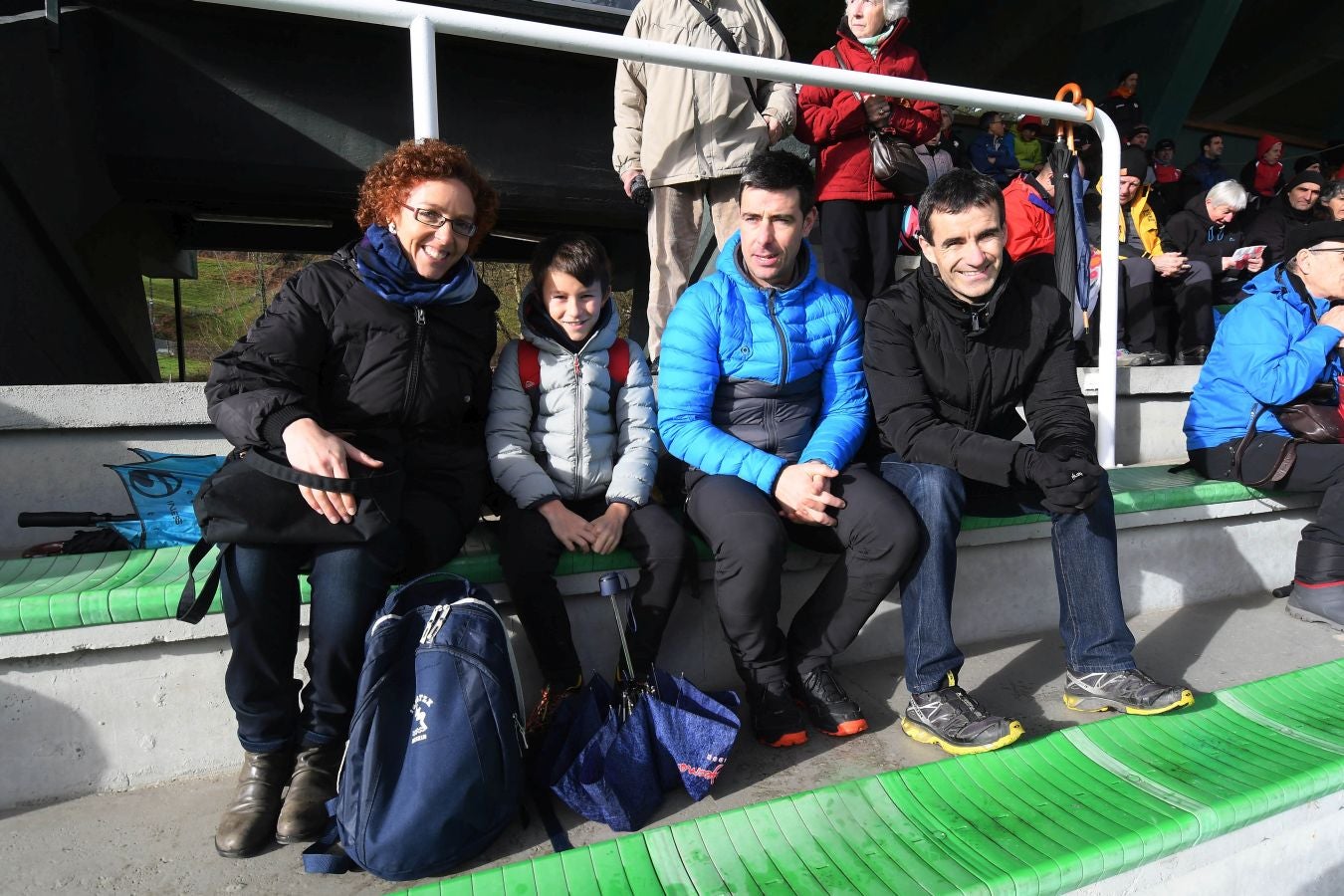 Fotos: El público del cross de San Sebastián desafía al viento y la lluvia