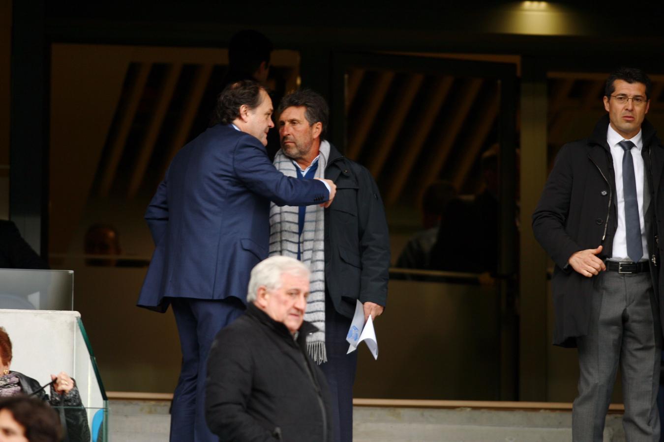 Las mejores imágenes del derbi entre la Real Sociedad y el Athletic en Anoeta. 