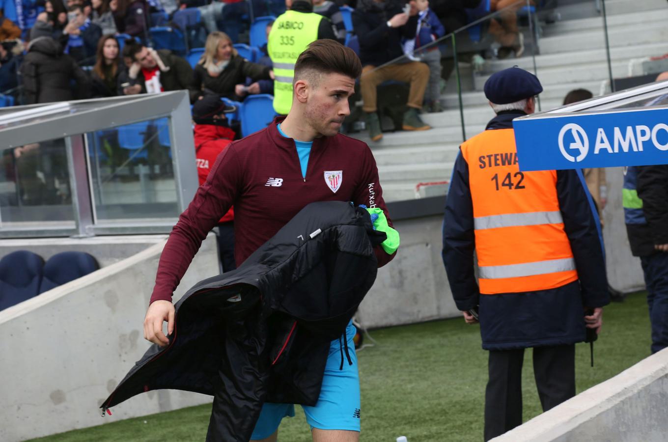 Las mejores imágenes del derbi entre la Real Sociedad y el Athletic en Anoeta. 