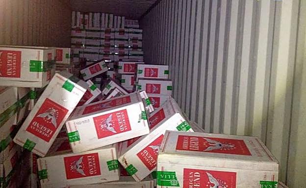 Parte del material que fue intervenido por la Agencia Tributaria