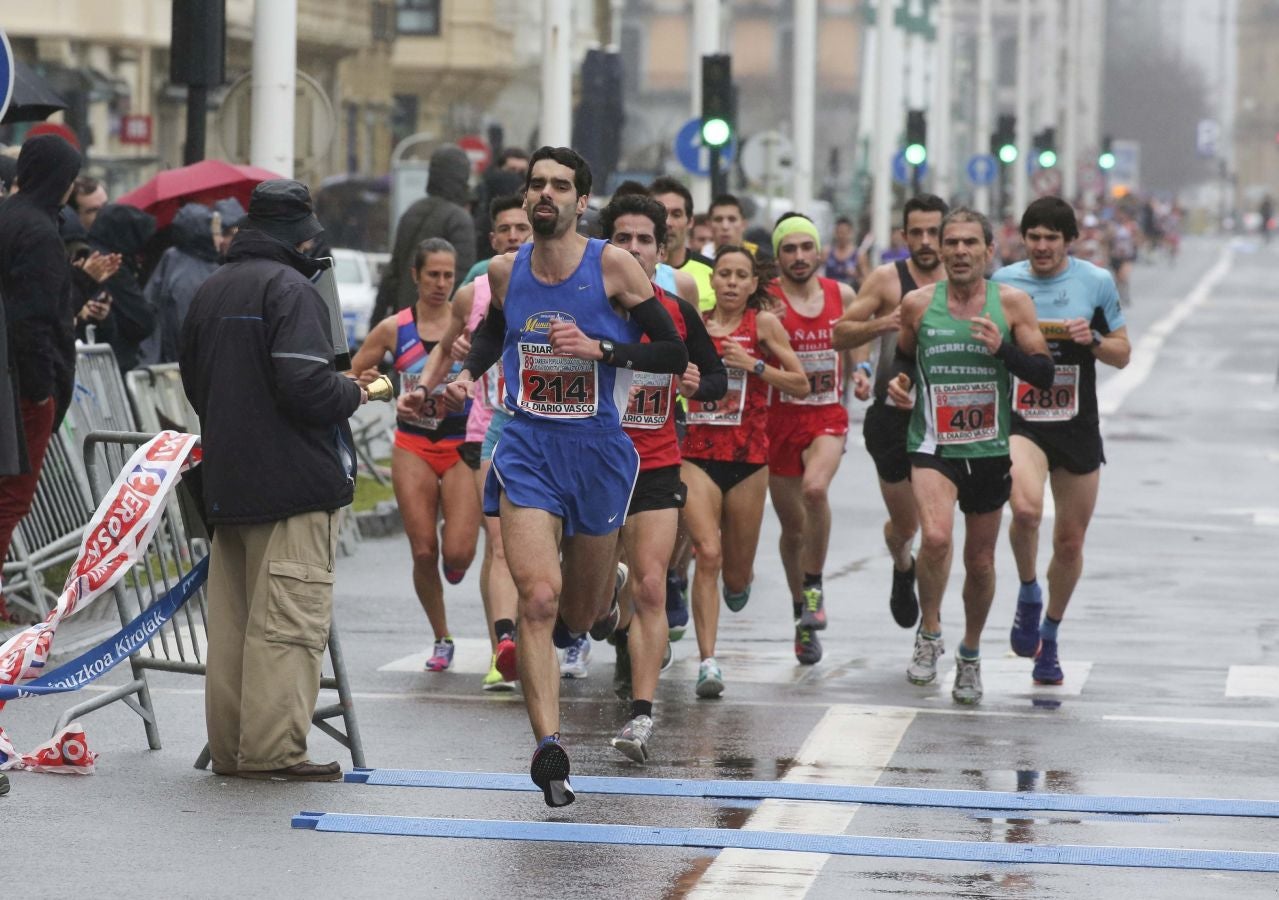 Lluvia, frío y triunfos muy reñidos en los 10 kilómetros de la Gimnástica de Ulía 
