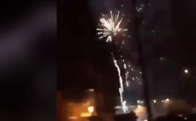 Lanzan fuegos artificiales y petardos en el hotel del Real Madrid