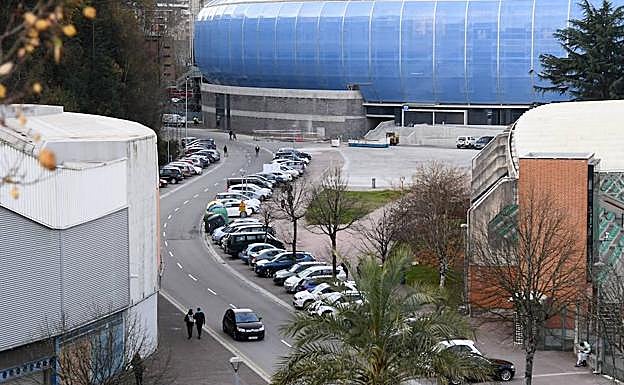 El nuevo emplazamiento del mercadillo de los domingos. 