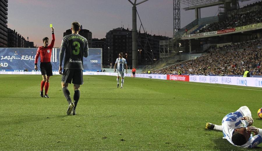 Las fotos más espectáculares del encuentro disputado en Anoeta entre Real Sociedad (esta vez con la segunda equipación) y el Leganés.