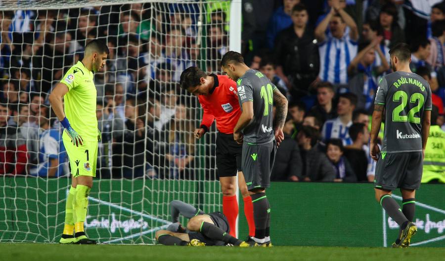 Las fotos más espectáculares del encuentro disputado en Anoeta entre Real Sociedad (esta vez con la segunda equipación) y el Leganés.