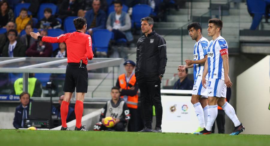 Las fotos más espectáculares del encuentro disputado en Anoeta entre Real Sociedad (esta vez con la segunda equipación) y el Leganés.
