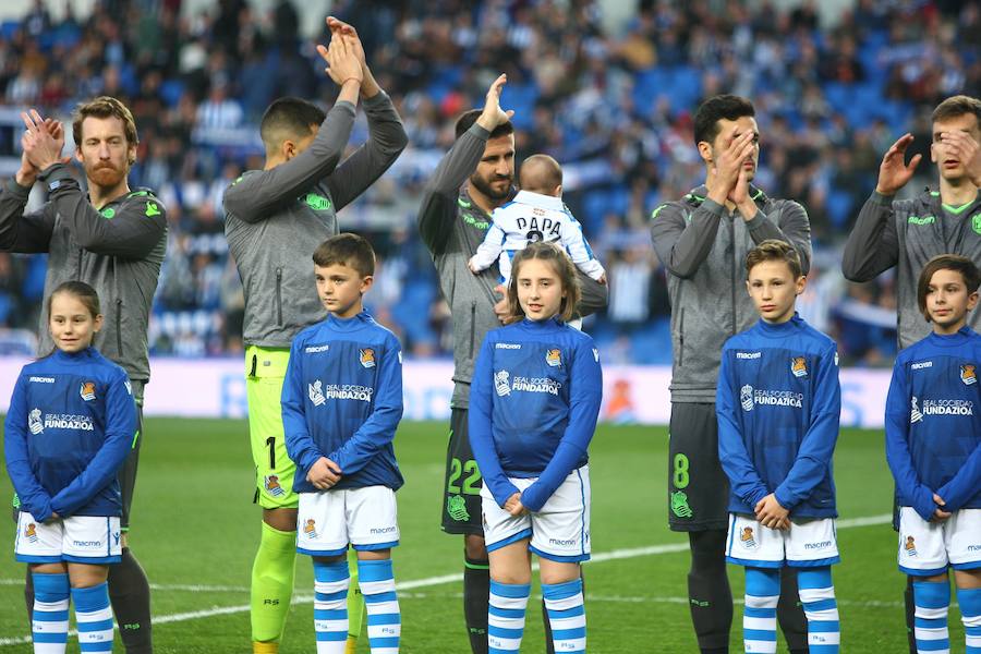 Las fotos más espectáculares del encuentro disputado en Anoeta entre Real Sociedad (esta vez con la segunda equipación) y el Leganés.