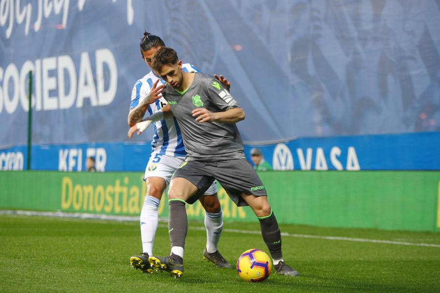 Las fotos más espectáculares del encuentro disputado en Anoeta entre Real Sociedad (esta vez con la segunda equipación) y el Leganés.