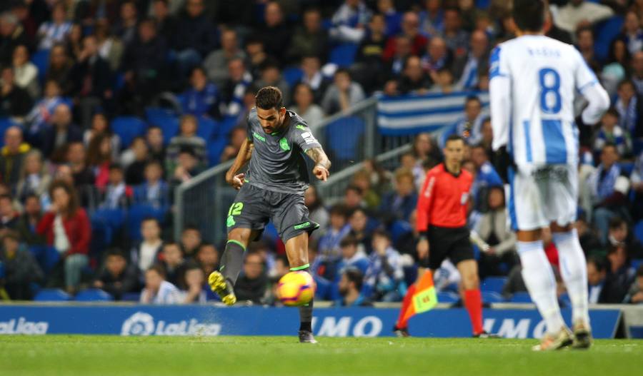 Las fotos más espectáculares del encuentro disputado en Anoeta entre Real Sociedad (esta vez con la segunda equipación) y el Leganés.