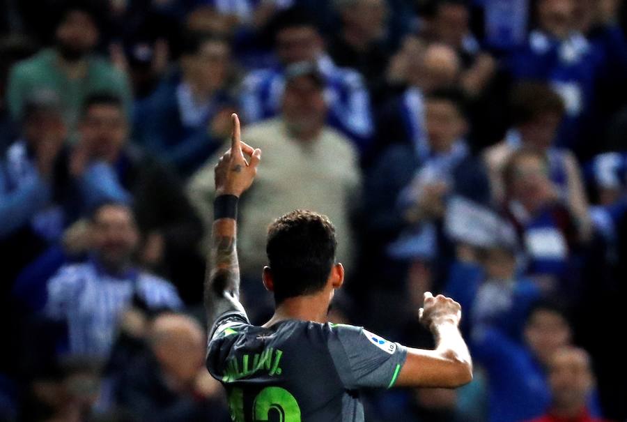 Las fotos más espectáculares del encuentro disputado en Anoeta entre Real Sociedad (esta vez con la segunda equipación) y el Leganés.