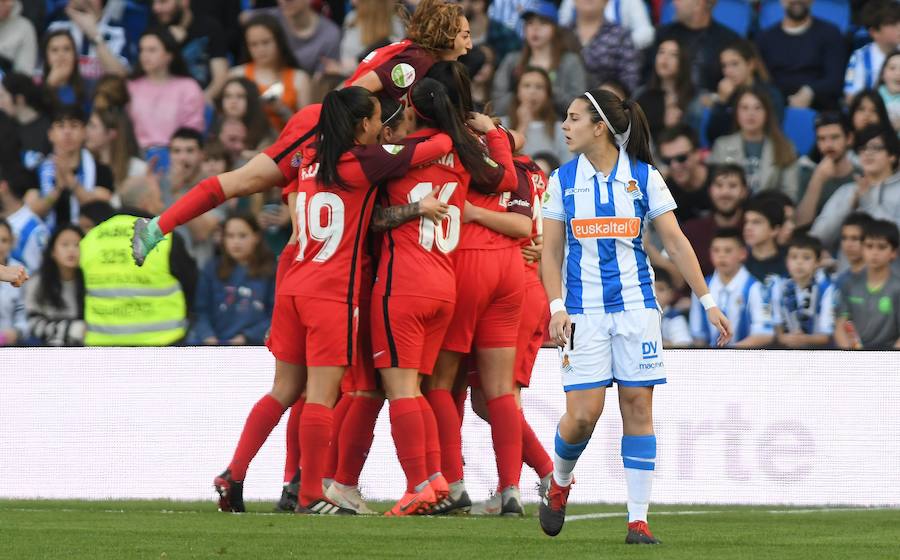 En su séptima participación en la competición, la Real afronta por segunda vez el penúltimo asalto de la Copa de la Reina. 