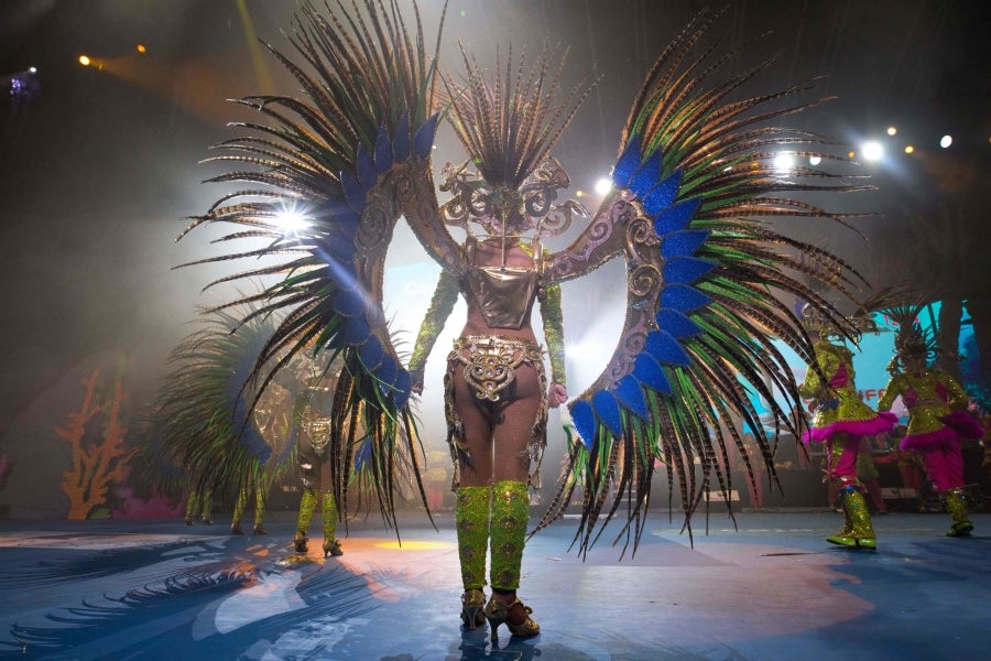 Los carnavales de Santa Cruz de Tenerife son unas de las celebraciones más conocidas a nivel mundial. Así, el evento, de un mes de duración, comenzó el 1 de febrero y finaliza el 10 de marzo con orquestas que tocan ritmos caribeños y brasileños con actuaciones que van desde la elección de la Reina del Carnaval, la Reina menor y la Reina mayor, bandas callejeras satíricas, comparsas y hasta actuaciones por las calles. 