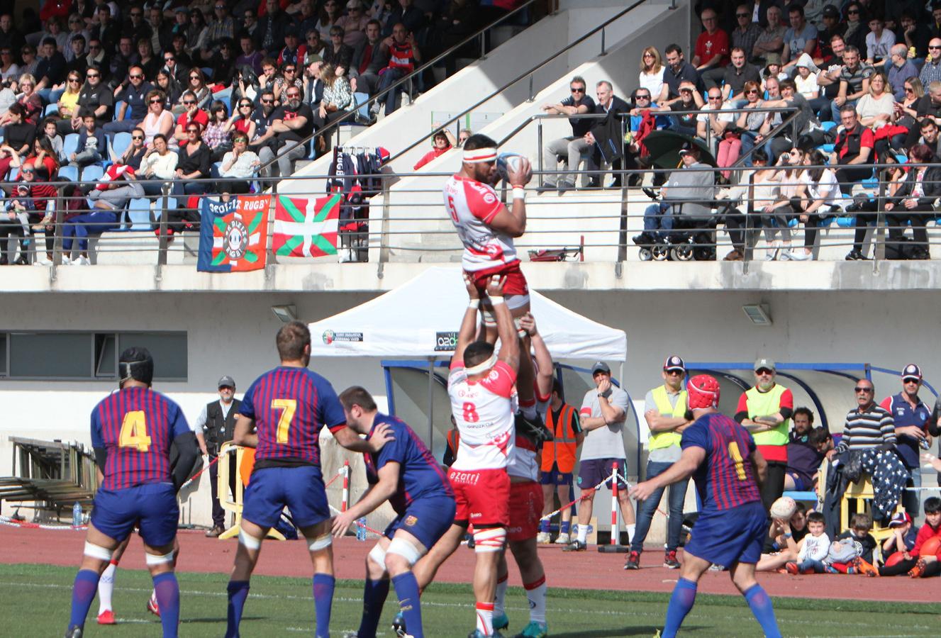 Ampo Ordizia logra una importante victoria en Altamira, 40-13, ante el Barça Rugbi y da un paso de gigante para asegurarse el play off por el título. Los ordiziarras se mostraron superiores y al final de la primera parte habían decidido ya el marcador con un contundente 26-6.
