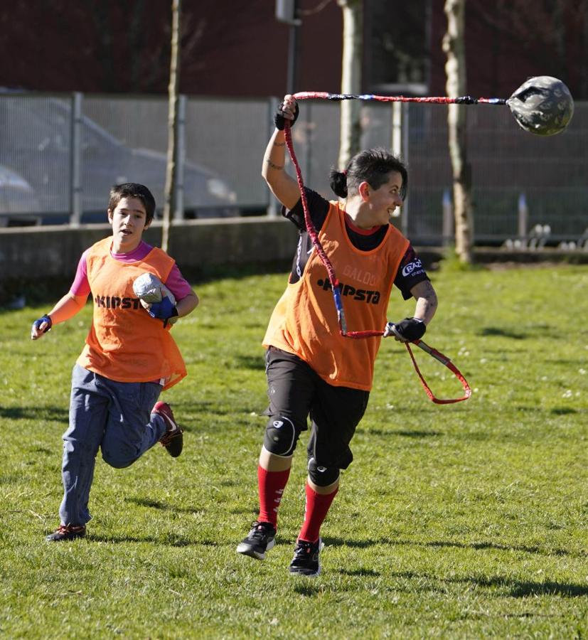 El club Arima Galduak de Eibar practica este novedoso deporte que está dando sus primeros pasos en el País Vasco