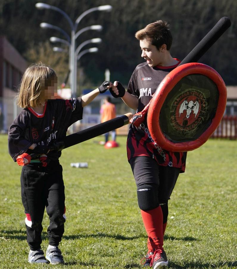 El club Arima Galduak de Eibar practica este novedoso deporte que está dando sus primeros pasos en el País Vasco