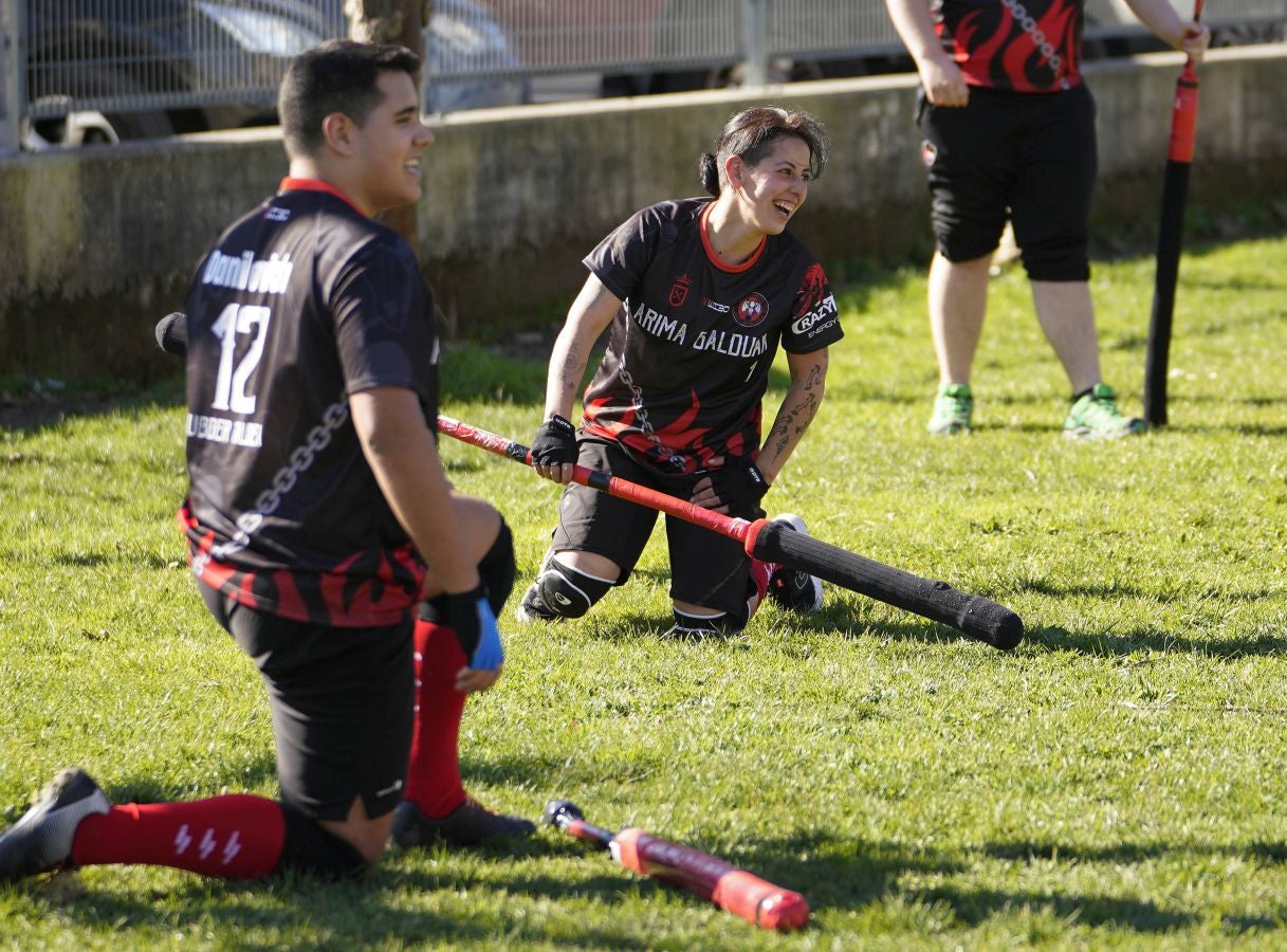 El club Arima Galduak de Eibar practica este novedoso deporte que está dando sus primeros pasos en el País Vasco