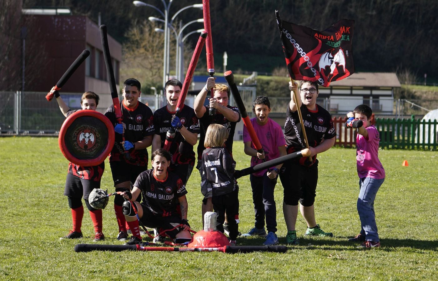 El club Arima Galduak de Eibar practica este novedoso deporte que está dando sus primeros pasos en el País Vasco