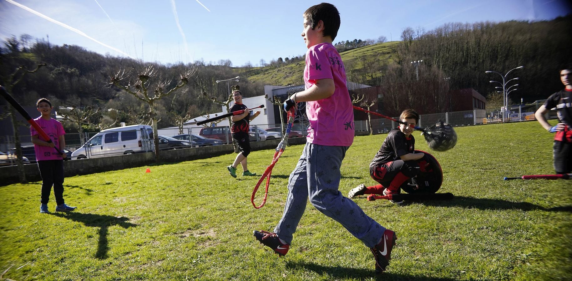 El club Arima Galduak de Eibar practica este novedoso deporte que está dando sus primeros pasos en el País Vasco