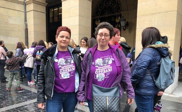 Las dos cuidadoras de residencias de ancianos.