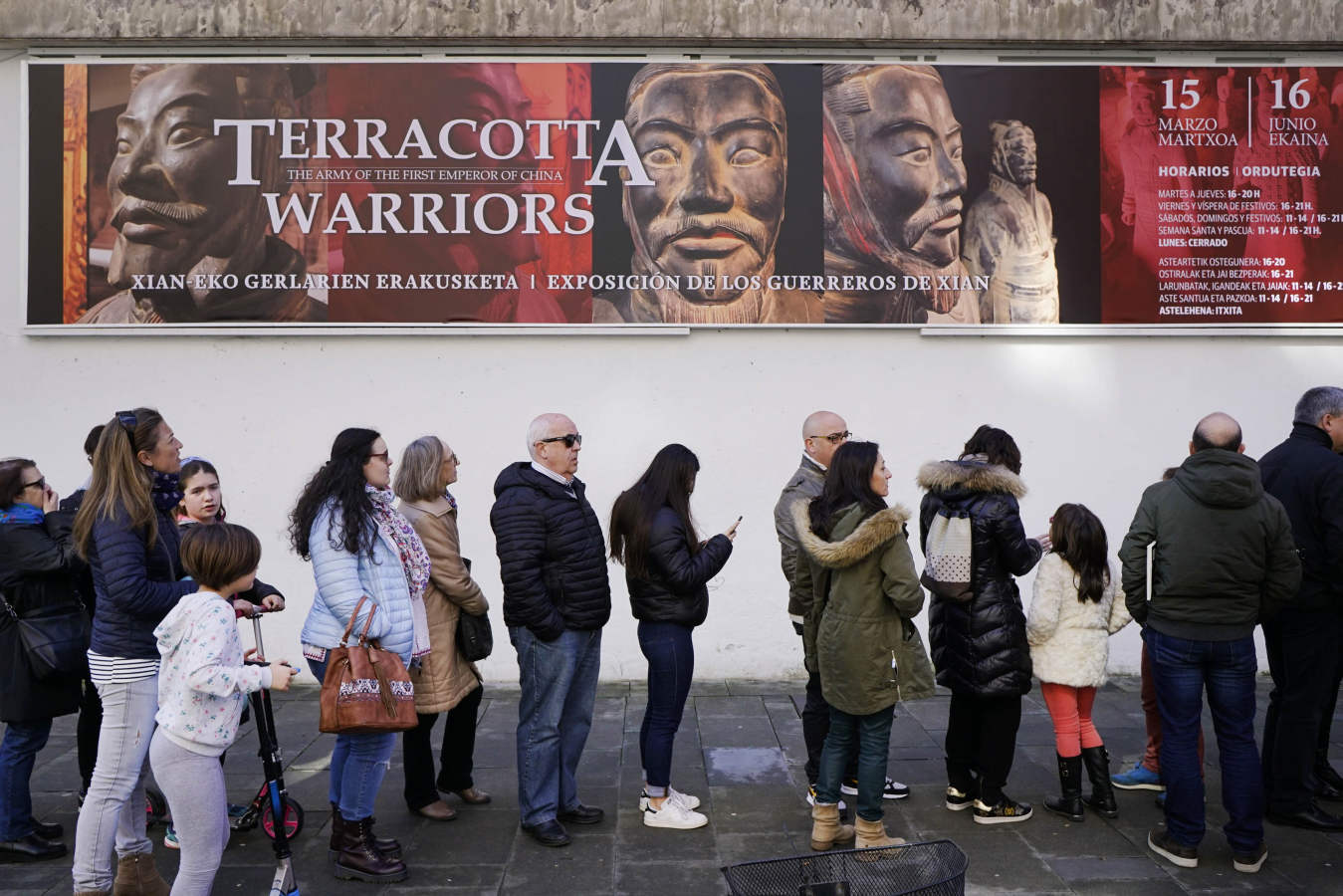 La exposición 'Soldados de Terracota' registra más de 3.000 visitas desdesu inauguración el viernes en Casa Ciriza de Pasaia ¡