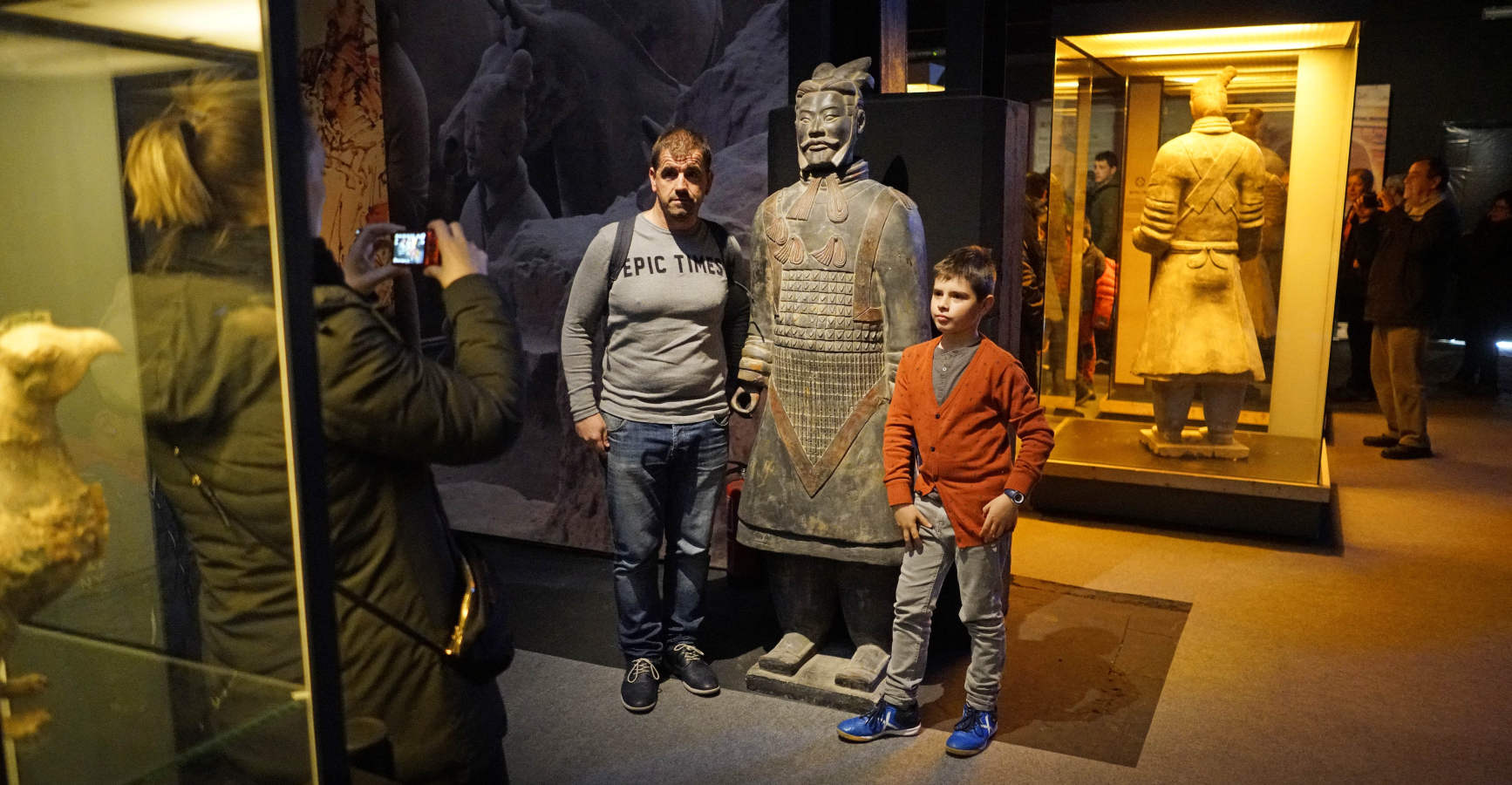 La exposición 'Soldados de Terracota' registra más de 3.000 visitas desdesu inauguración el viernes en Casa Ciriza de Pasaia ¡